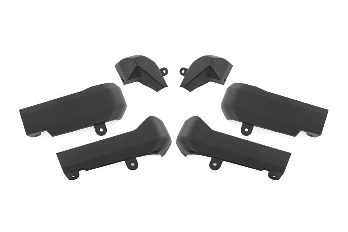 GMC Sierra 3500 HD Mud Flap Delete Kit - Front + Rear - Rough Country - Rough Country - '20-'25